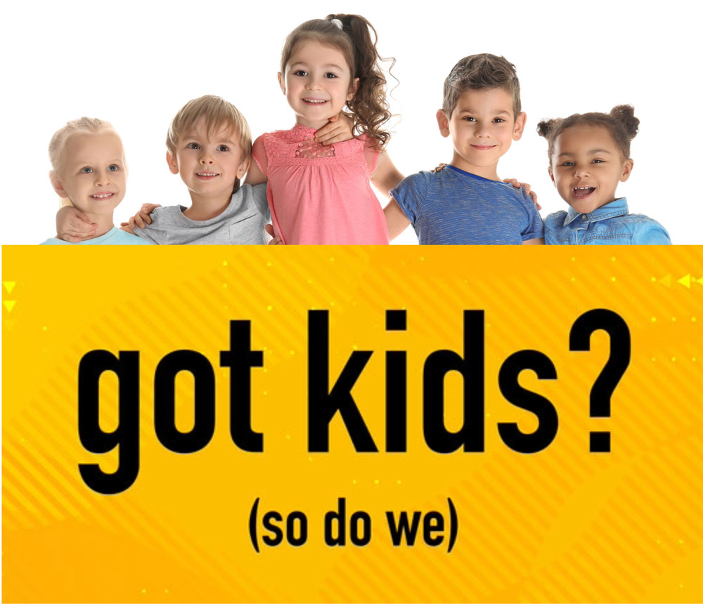 We encourage you to bring your kids into the church service